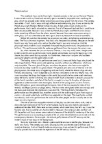 Esszék 'Theatre Analysis', 1.                