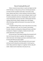 Esszék 'Should Smoking Be Banned?', 1.                