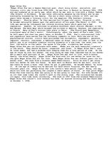 Esszék 'Edgar Allan Poe Summary of poe life. the loss of women he love', 1.                