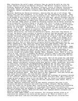 Esszék 'Comparative Religion: Eastern and Western ', 1.                