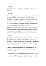Prezentációk 'The Transatlantic Trade and Investment Partnership', 12.                