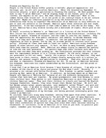 Esszék 'What it means to be american to me', 1.                