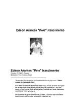 Kutatási anyagok 'Arantes Do Nascimento (Pele)', 1.                