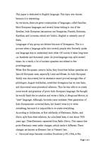 Esszék 'English as an Indo-European Language', 2.                