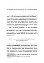 Kutatási anyagok 'European Union Innovation Policy', 14.                