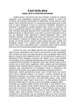 Esszék 'Bűn és bűnhődés elemzése - az álmok szerepe a műben', 1.                