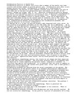 Esszék 'Collaborative Practice in Health Care', 1.                