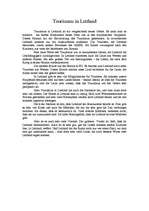 Kutatási anyagok 'Tourismus in Lettland', 1.                