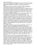 Esszék 'Technology Devlopments over Time', 1.                