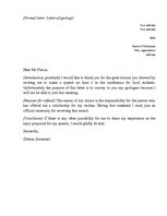 Minták 'Examples of Formal and Informal Letter', 1.                