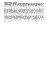 Esszék '"The importance of appearance".', 1.                