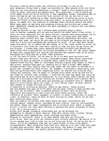 Esszék 'Drinking and Driving', 1.                