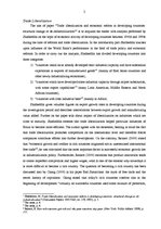 Kutatási anyagok 'Globalization and Development', 2.                