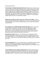 Összefoglalók, jegyzetek 'Reader Diary', 3.                