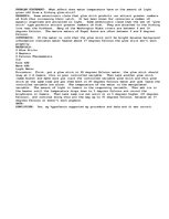 Esszék 'Biology Report ', 1.                