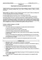 Összefoglalók, jegyzetek 'Quantitative Research Methods', 1.                