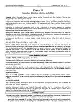 Összefoglalók, jegyzetek 'Quantitative Research Methods', 8.                