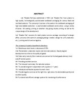 Kutatási anyagok 'Logistic Analysis of Ltd. "Kvadra Pak"', 3.                