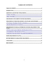 Kutatási anyagok 'Franchising in Hotel Business', 2.                