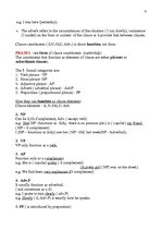 Összefoglalók, jegyzetek 'Theoretical Grammar - Syntax', 13.                