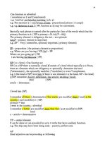 Összefoglalók, jegyzetek 'Theoretical Grammar - Syntax', 14.                