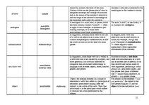 Összefoglalók, jegyzetek 'Terminological Vocabulary', 25.                