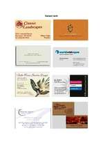Kutatási anyagok 'Business Card Design', 18.                