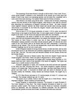 Összefoglalók, jegyzetek 'Great Britain', 1.                