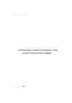 Kutatási anyagok 'International Council of Museums', 1.                