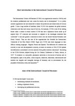 Kutatási anyagok 'International Council of Museums', 3.                