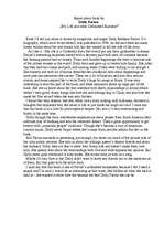 Esszék 'Report about book "My life and other unfinished businesses" written by Dolly Par', 1.                