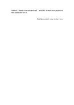 Esszék 'Advantages and Disadvantages of Being a Teacher', 2.                