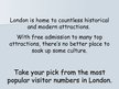Prezentációk 'Top Ten Attractions in London', 2.                