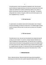 Kutatási anyagok 'The Job Behavioral Interview', 6.                