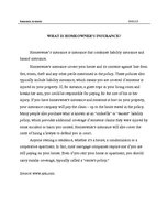Esszék 'What is Homeowners Insurance?', 1.                