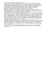 Esszék 'Are You for or Against Arranged Marriages?', 1.                