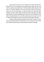 Esszék 'Differences in Alternative Energy', 2.                