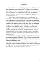 Kutatási anyagok 'Queen Elizabeth I and Her Golden Age, Its Reflection in Movies', 5.                