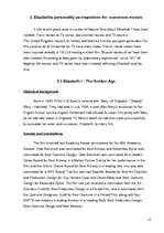 Kutatási anyagok 'Queen Elizabeth I and Her Golden Age, Its Reflection in Movies', 14.                