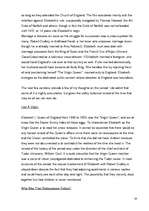 Kutatási anyagok 'Queen Elizabeth I and Her Golden Age, Its Reflection in Movies', 19.                