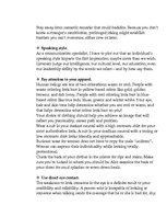 Kutatási anyagok 'How to Make a Positive and Powerful First Impression', 3.                