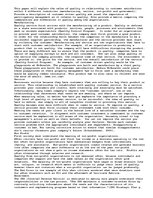 Esszék 'Customer Driven Quality Paper', 1.                