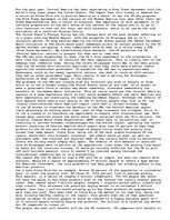 Esszék 'The Truth of the Cafta Treaty. About the Free Trade Agreement between the US and', 1.                