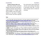 Esszék 'Does European Culture Exist?', 5.                