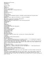 Esszék 'Manufacturing Processes', 1.                