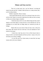 Esszék 'Money Can't Buy Your Love', 1.                