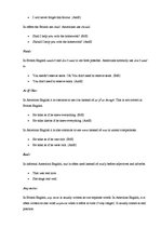 Kutatási anyagok 'Differences Between British and American English', 19.                