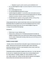 Kutatási anyagok 'Differences Between British and American English', 22.                