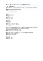 Kutatási anyagok 'Differences Between British and American English', 26.                