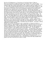 Esszék 'Articles of Confederation vs. Constitution of the United States of America ', 1.                